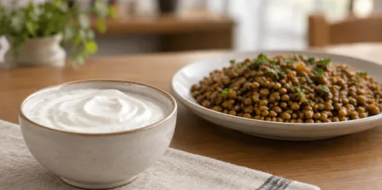 ¿Un yogur cremoso sin grasa? Investigadores encuentran una solución en las lentejas