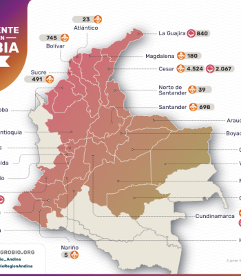 Mapa de transgénicos en colombia 2022