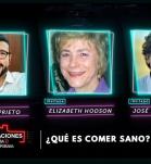 Tres expertos den alimentos