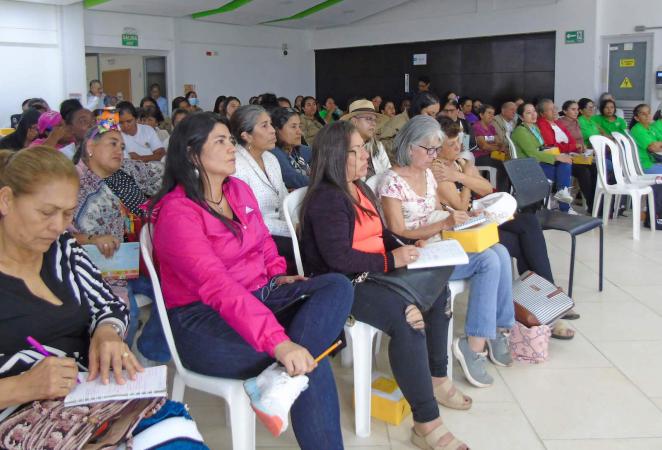 Asistentes a Mujeres por el campo en el SENA Valle del Cauca