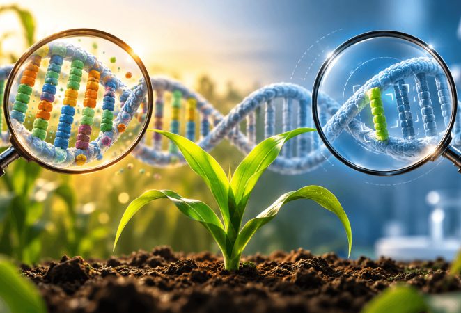 ¿Cuántos genes se modifican en un cultivo transgénico?